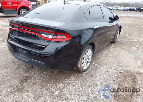 2013 Dodge Dart Limited из США, поврежденный, VIN 1C3CDFCA2DD346322